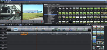 Oberfläche Software Magix Video Pro X2